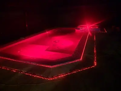 Water Features pool project in Florida